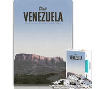 Puzzles Adultes : Visitez Le Venezuela, Puzzles 1000 pièces pour Adolescents, idée Cadeau d'anniversaire pour Adultes, Jeu Familial et Passe-Temps 75x50cm