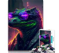 Puzzles Alligator pour Adolescents 1000 pièces, avec pièces de Formes aléatoires entièrement emboîtables pour Les Enfants de 14 Ans et Plus 75x50cm