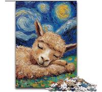 Puzzles Alpaga Night Sky pour Adultes, 1000 pièces, à partir de 14 Ans, décoration Murale, Cadeau d'anniversaire, Noël (50x75cm)