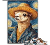 Puzzles Alpaga Van Gogh pour Adultes et Adolescents, 2000 pièces, à partir de 14 Ans, Jeu de Noël Anti-Stress, Cadeaux pour Femmes (70x100cm)