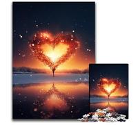 Puzzles Amour Romance 1000 pièces pour Adultes Puzzles pour Adultes Parfait pour Les Adolescents Lien Familial Casse-tête et décoration dintérieur DIY Cadeau 1000 pièces (38x26cm)