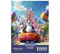 Puzzles Amusement Park Balades Classique Jouets Défi Divertissement Créatif Balade 1000 Pièces Décoration Murale pour Adultes Jeu Éducatif Challenge Toy 38x26cm/1000pcs