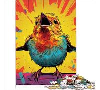 Puzzles Animal Moineau 1000 pièces Puzzles pour Adultes Puzzle en Bois pour Adultes Puzzle 1000 pièces Apprentissage Jouets éducatifs Jeux de Famille 1000 pièces (50x75 cm)