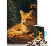 Puzzles animaliers sur Le thème du Renard pour Adolescents (1000 pièces), Difficiles à réaliser, mais Amusants et Humoristiques, décoration d'intérieur et Cadeaux Uniques (75x50cm)