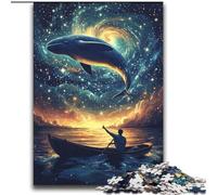 Puzzles Animaux Baleines 2000 pièces pour Adolescents, Jeux en Famille, activités à la Maison, Cadeaux d'anniversaire, Cadeaux de Voyage (70x100cm)