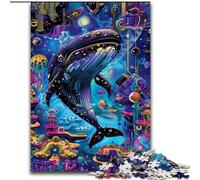Puzzles Animaux Baleines pour Adolescents, activités familiales Amusantes à la Maison, Cadeaux d'anniversaire et de Voyage (26x38cm)