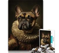 Puzzles Animaux Bouledogue pour Adultes et Adolescents, Difficiles à réaliser, mais Amusants et Humoristiques, Cadeau d'anniversaire, Cadeaux, Art Mural (75x50cm)