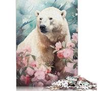 Puzzles Animaux Caniche Chien café 500 pièces Puzzles en Bois Puzzles pour Adultes et Adolescents Puzzle éducatif 500 pièces (52 x 38 cm)