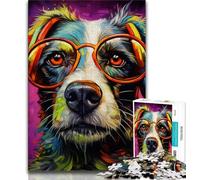 Puzzles Animaux colorés pour Adolescents, 1000 pièces, Jeux éducatifs, Anti-Stress, adaptés à la décoration de Bureau (38x26cm)