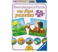 Ravensburger - Premier puzzle - Puzzle 2 ans et plus - Animaux dans le jardin - 9x2 pièces - 07313