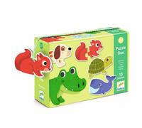 Puzzles Animaux - DJECO - Duo 10 x 2 pièces - Coloris Unique - Enfant - Intérieur