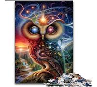Puzzles Animaux fantastiques hiboux pour Adolescents, 1000 pièces, Jeu Stimulant, Chaque pièce est Unique - Jeu Familial Stimulant (26x38cm)