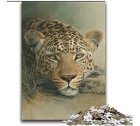 Puzzles Animaux léopard pour Adultes et Adolescents, 2000 pièces, à partir de 14 Ans, décoration Murale, Cadeaux d'anniversaire et Cadeaux Uniques (70x100cm)