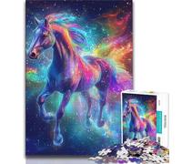 Puzzles Animaux Licornes pour Adolescents avec pièces de Formes aléatoires entièrement emboîtables pour Les Enfants de 14 Ans et Plus (50x75cm)