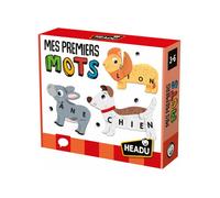 Puzzles Animaux - MES PREMIERS MOTS - Matériaux mixtes - Multicolore - Mixte - Enfant - Bleu - 3 ans