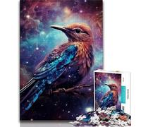Puzzles Animaux moineaux Oiseaux pour Adolescents, Puzzle 1000 pièces, Anti-Stress, Vacances à la Maison, Tue Le Temps avec Affiche Assortie et Feuille de Questions (38x26cm)
