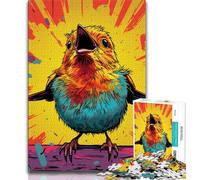 Puzzles Animaux moineaux pour Adolescents 1000 pièces, Jouets éducatifs et Anti-Stress, adaptés à la décoration de Bureau (50x75cm)