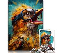 Puzzles Animaux moineaux pour Adultes, 1000 pièces, Jeu Familial Anti-Stress, défi Difficile, Cadeaux pour Amis et Famille (75x50cm)