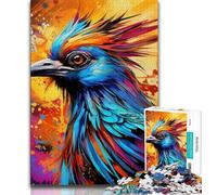 Puzzles Animaux moineaux pour Adultes et Adolescents, 1000 pièces, Jeu Stimulant et Familial avec des pièces de Formes aléatoires entièrement emboîtables (38x26cm)