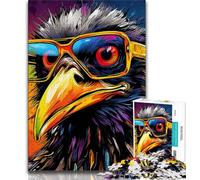 Puzzles Animaux moineaux pour Adultes et Adolescents, 1000 pièces, pour stimuler Le Cerveau, Jouets addictifs pour cultiver la Patience et l'interaction Parent-Enfant (75x50cm)