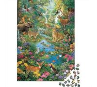 Puzzles Animaux Monde Animal à Grande échelle, adaptés aux Adultes, aux Enfants et aux Adolescents, avec Une difficulté élevée et des Formes Uniques, 500 pièces (52 x 38 cm)