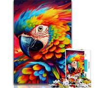 Puzzles Animaux Oiseaux Perroquets 1000 pièces pour Adolescents, Jeu éducatif Difficile à réaliser mais Amusant et Humoristique pour Anniversaire 50x75cm