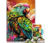 Puzzles Animaux Oiseaux Perroquets 1000 pièces pour Adultes, Séjournez chez Vous, Chaque pièce est Unique - Jeu Familial Stimulant et Amusant (75x50cm)