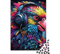Puzzles Animaux Oiseaux Perroquets 500 pièces Puzzle pour Adultes Puzzle en Bois Convient aux Adultes et aux Plus de 18 Ans Jouets Anti-Stress 500 pièces (52 x 38 cm)