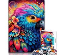 Puzzles Animaux Oiseaux Perroquets pour Adolescents, Jeu éducatif et Stimulant, idéal comme Cadeau pour Toute la Famille (50x75cm)