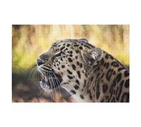 Puzzles Animaux pour Adultes, 2 000 pièces, imprimés léopard, pour Adultes, Adolescents, Enfants, Grands Puzzles 70 x 100 cm