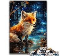 Puzzles Animaux Renards 1000 pièces pour Adultes, pour Un Moment de détente à la Maison, Chaque pièce est Unique - Jeu Familial Stimulant et Amusant (50x75cm)