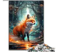 Puzzles Animaux Renards 1000 pièces pour Adultes Puzzles impossibles pour Adultes Cadeau Parfait pour la Famille et Les Amis, Convient aux 14 Ans et Plus Taille 38x26cm