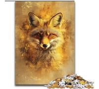 Puzzles Animaux Renards pour Adultes et Adolescents, pour Un Moment de détente à la Maison Chaque pièce est Unique - Jeu Familial Stimulant et Amusant (50x75cm)