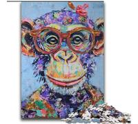 Puzzles Animaux singes pour Adolescents, adaptés aux 14 Ans et Plus. Un Plaisir en Famille idéal comme Cadeau pour Toute la Famille (70x100cm).