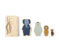Puzzles Animaux superposés