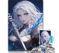 Puzzles Anime Angel 1000 pièces pour Adultes, Jeu Stimulant et décoration Murale familiale, Cadeaux d'anniversaire et de Noël Uniques 38x26cm