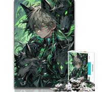 Puzzles Anime Boy 1000 pièces pour Adolescents, Jeu Stimulant et Jeu Familial avec pièces entièrement emboîtables de Formes aléatoires 50x75cm