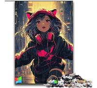 Puzzles Anime Catwoman pour Adultes et Adolescents, 2000 pièces, pour 14 Ans et Plus, décoration d'intérieur, Jeux de Famille, Cadeaux de Noël et d'anniversaire (70x100cm)