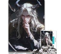 Puzzles Anime Devil Boy 1000 pièces pour Adultes Cadeaux Art au Fusain Staycation Kill Time pour la décoration de la Maison 26x38cm