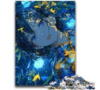 Puzzles Anime Flower Girl pour Adultes, Staycation Kill Time, Chaque pièce est Unique - Jeu Familial Stimulant et Amusant 50x75cm