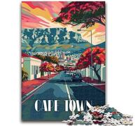 Puzzles animés des Rues du Cap pour Adolescents, Jeux éducatifs, décoration d'intérieur, Cadeau d'anniversaire, décoration Murale, 1000 pièces (50x75cm)