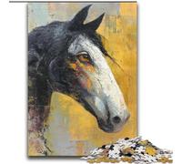 Puzzles aquarelles de Chevaux 2000 pièces pour Adolescents, Cadeaux, Art intéressant, réduction du Stress, liste de souhaits avec Le Père Noël pour Les 14 Ans (70x100cm)