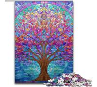 Puzzles Arbre de Vie 1000 pièces pour Adolescents, Jeux éducatifs, décoration d'intérieur, Cadeaux Uniques (50x75cm)