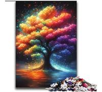 Puzzles Arbre de Vie Colorés pour Adolescents 2000 Puzzles, Jouets de Jeu Stimulants Chaque Pièce Est Unique - Jeu Familial Amusant et Stimulant (70x100cm)