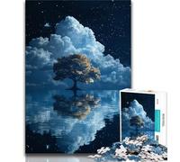 Puzzles Arbre de Vie pour Adultes et Adolescents, 1 000 pièces, Aide Le Cerveau à exercer des Jouets addictifs pour cultiver la Patience Une œuvre d'art (50x75cm)