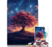 Puzzles Arbre de Vie pour Adultes et Adolescents, 1000 pièces, stimulent Le Cerveau, stimulent la Patience, stimulent l'imagination et la créativité Une œuvre d'art (38x26cm)