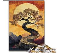 Puzzles Arbres en Automne pour Adultes 1000 pièces, pour Les 14 Ans et Plus, Jeux Amusants, activités Amusantes à la Maison, Cadeaux d'anniversaire, Cadeaux de Voyage (26x38cm)