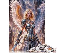 Puzzles Archanges colorés de 1 000 pièces pour Adultes et Puzzles en Bois. Jeu éducatif Familial. 1 000 pièces (75 x 50 cm).