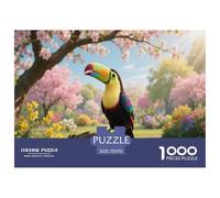 Puzzles Art de l'oiseau Tropical Toucan Classique Cadeau Famille De Qualité Supérieure Animal Adulte 1000 Pièces Divertissement Créatif Filles Ou Garçons 70x50cm/1000pcs