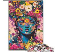 Puzzles Art Girl pour Adolescents, 1000 pièces, pour Un Moment de détente inoubliable Chaque pièce est Unique - Jeu Familial Stimulant (26x38cm)